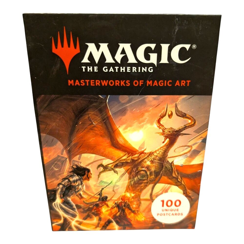 Magic The Gathering Postcard Set: Masterworks of Magic Art: 100 Postcards 2022
